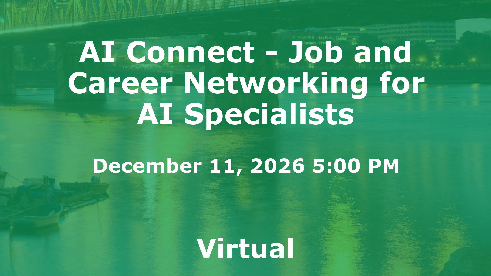 AI Connect - Job and Career Networking for AI Specialists event image